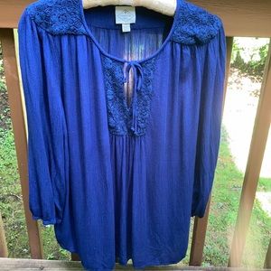 St. John’s Bay loose peasant blouse